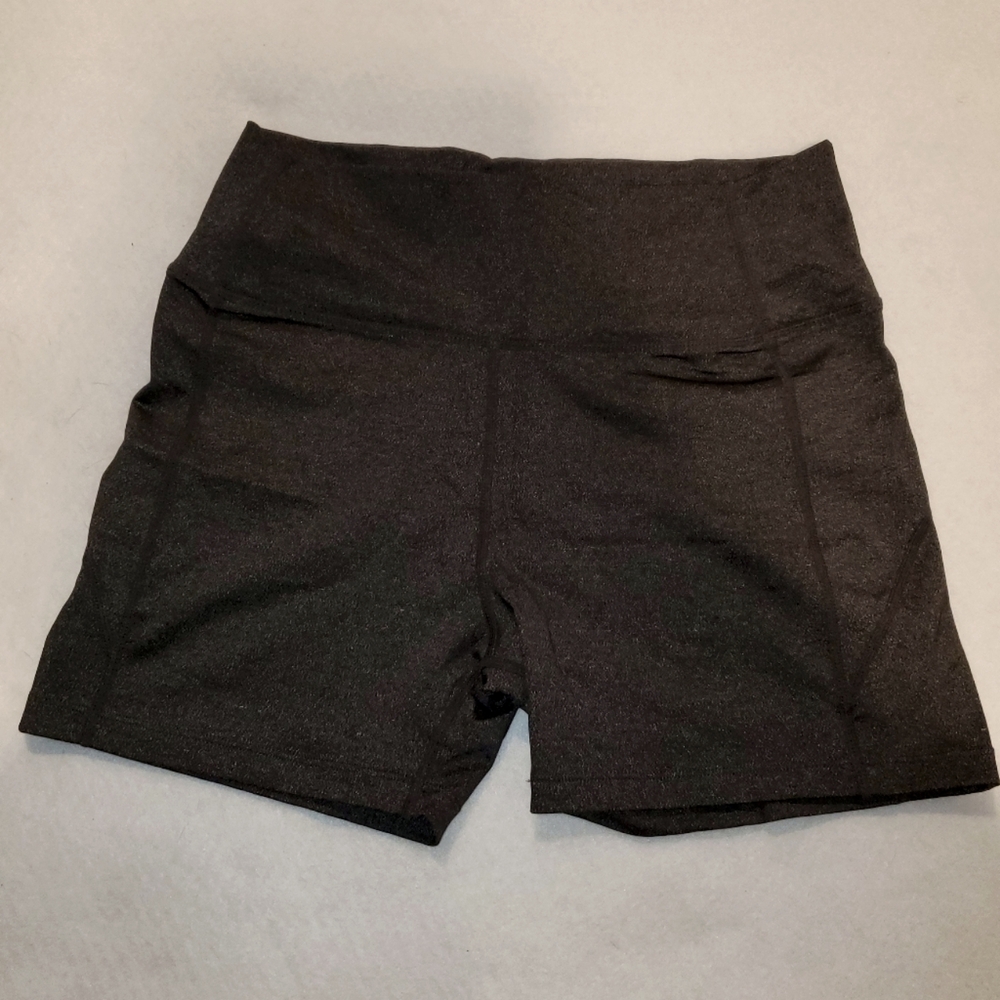 Dark charcoal bike shorts, large